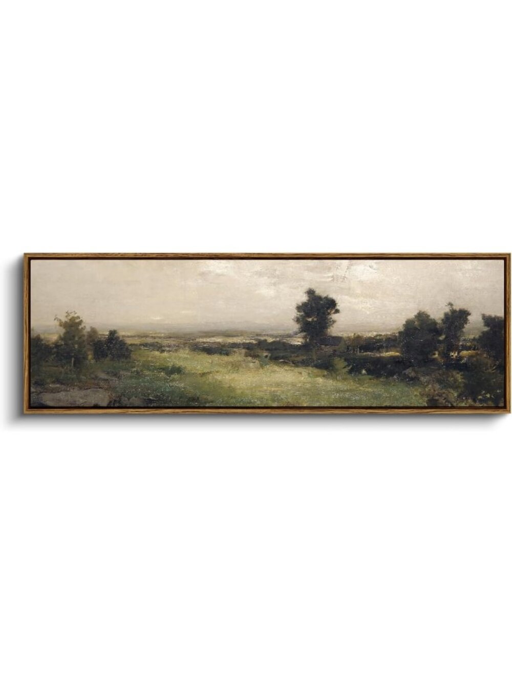 Extra Large Wilderness Landscape Wall Art Print - 12x36 Inch Framed Decor